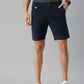 Navy blue casual shorts for men
