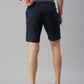 Navy blue casual shorts for men
