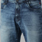 Carbon blue jeans short