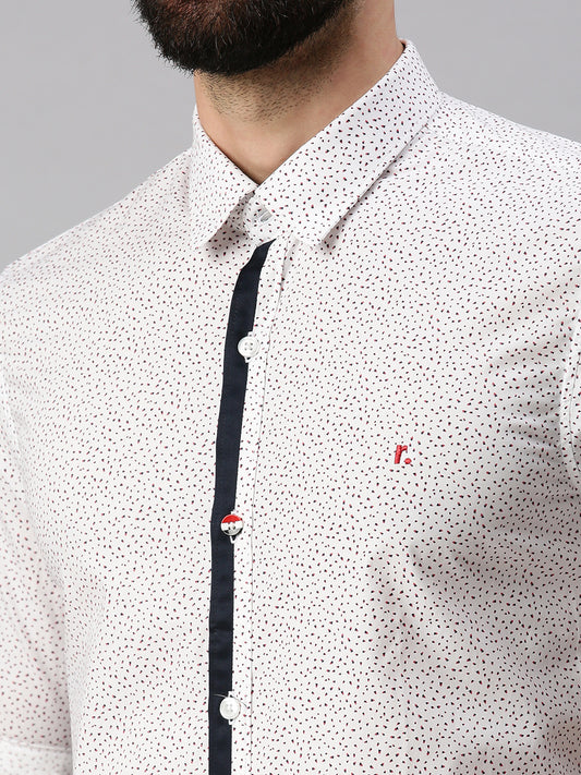 White designer full sleeve shirt